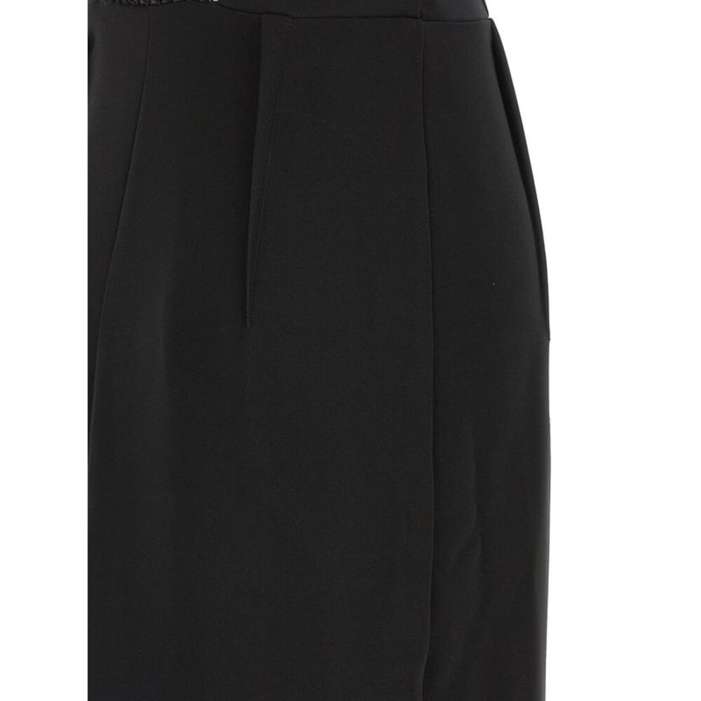 Elisabetta Franchi Black Polyester Long Women's Dress - Picture 4 of 4